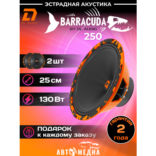 Динамики эстрадные DL Audio Barracuda 250 25см 2шт 4990₽