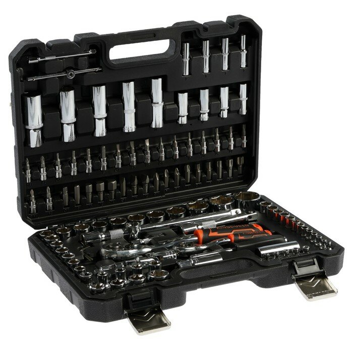фото KINGQUEEN Набор инструментов автомобильный KINGQUEEN WIB-60001, 72 зуба, 1/2 1/4", 108 предметов