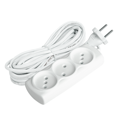 Удлинитель ФАZА УДП-3- 700 3 розетки 7м белый 447₽