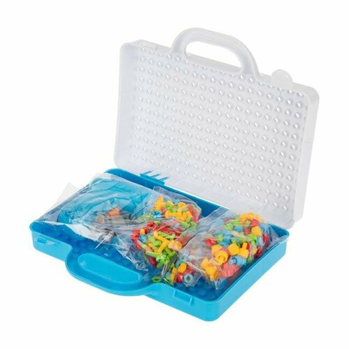 70-0725 Развивающий детский конструктор с шуруповертом и мозаикой Смородинка 225 деталей