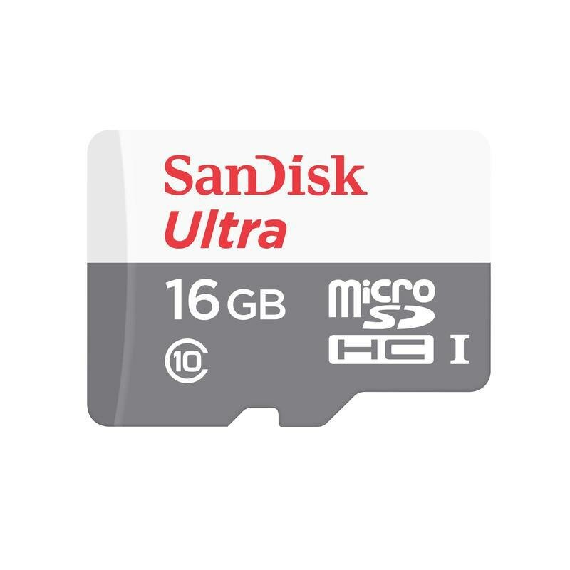 Карта памяти SanDisk Ultra microSDHC UHS-I Cl10 +ад, SDSQUNS-016G-GN3MA