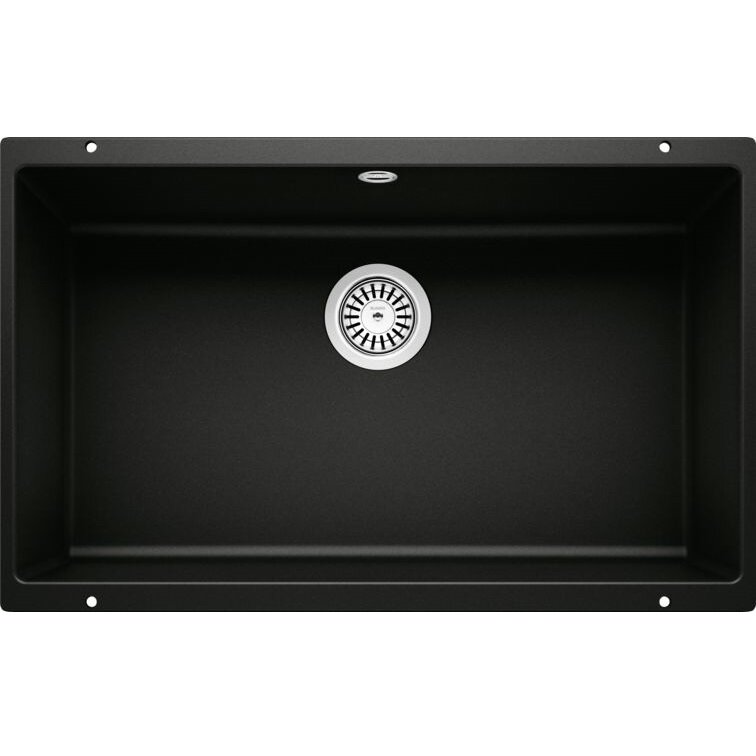 фото Кухонная мойка Blanco Rotan 700-U Silgranit черная (арт. 526099)