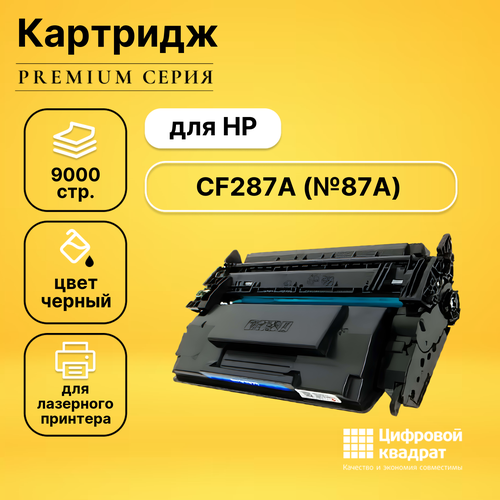 картридж лазерный colortek ct cf287a 87a для принтеров hp Картридж DS CF287A HP 87A совместимый