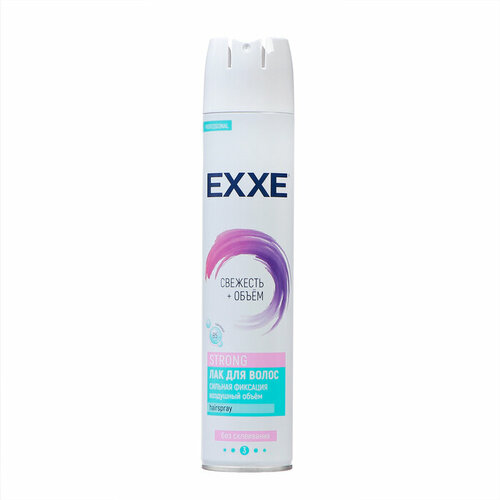 лак для волос exxe extra strong 300 мл Лак для волос EXXE STRONG сильная фиксация, 300 мл (комплект из 5 шт)