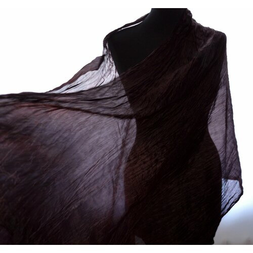 Шарф ,195х90 см, универсальный, коричневый, красный шарф 203х90 см универсальный коричневый