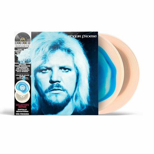 Edgar Froese - Ages (coloured) (2LP) 2023 Frosted Clear Blue & Frosted Clear Grey, Gatefold, RSD, Limited Виниловая пластинка tangerine dream виниловая пластинка tangerine dream machu picchu