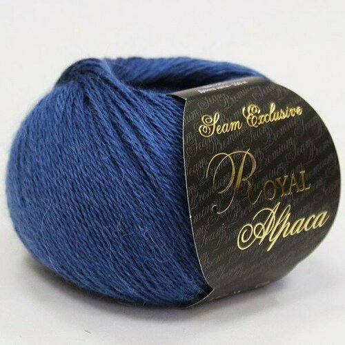 Пряжа Seam ROYAL ALPACA 07 синий (5 мотков) торт royal baker роял микадо 350 г