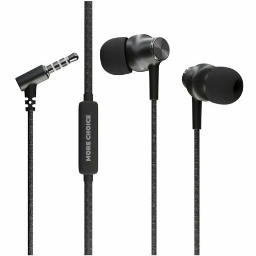 Наушники G20 микрофон вакуумные 95 дБ 32 Ом 35 мм 11 м черные 519₽