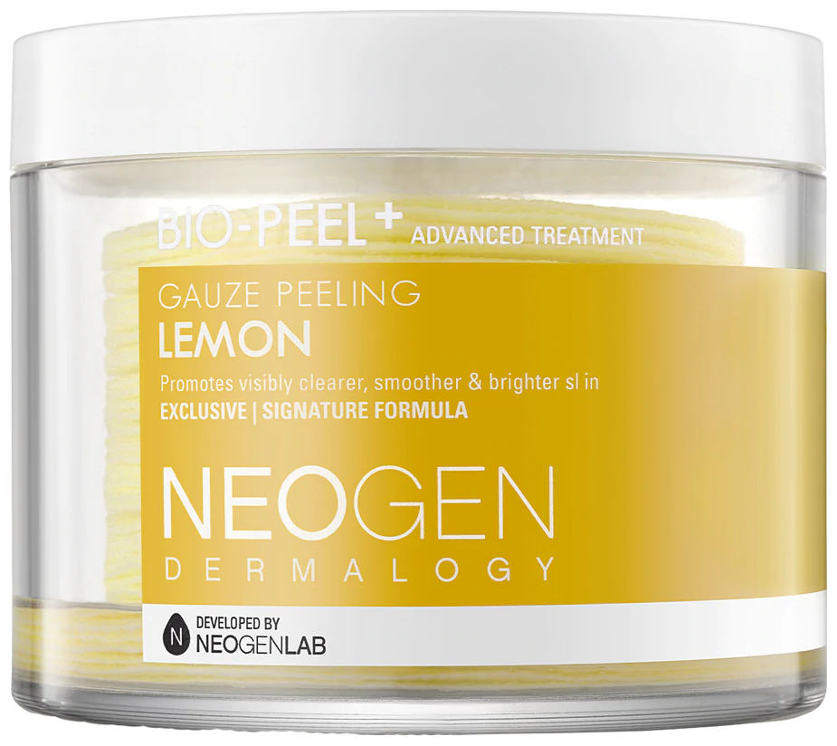 Пилинг-пэды с лимоном для сияния кожи Neogen Dermalogy Bio-Peel Gauze Peeling Lemon 200 ml/30шт