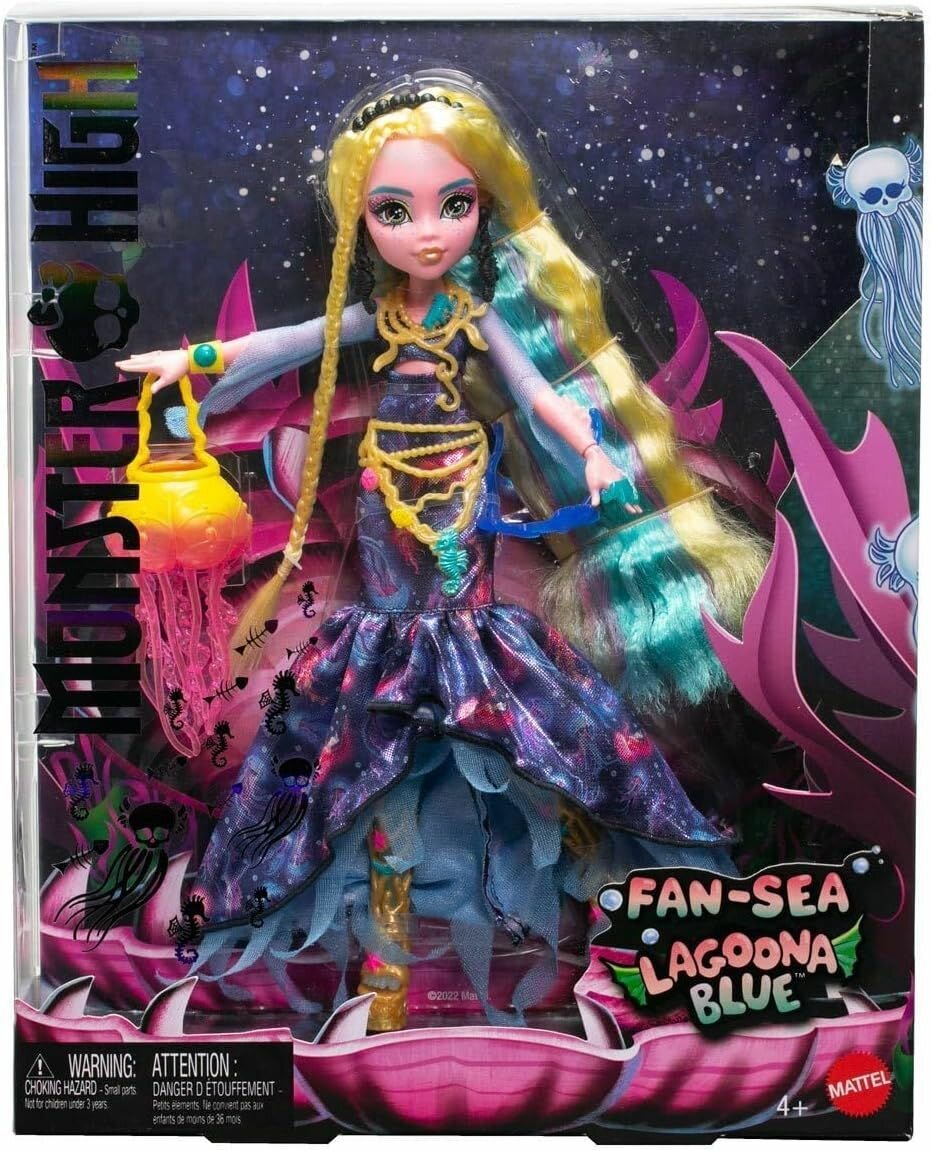 Коллекционная кукла Monster High Fan-Sea Lagoona Blue