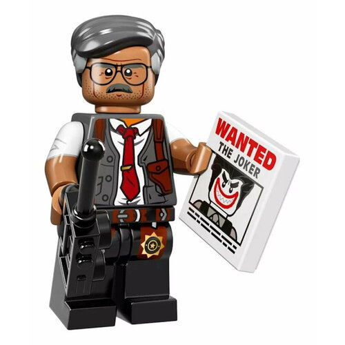 LEGO Minifigures 71017-7 Комиссар Гордон минифигурка 71017 4 пещерный бэтмен minifigures the lego batman movie