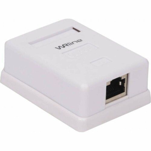 Одинарная экранированная компьютерная розетка WRline WR-WS-8P8C-C5E-SH-1 RJ-45