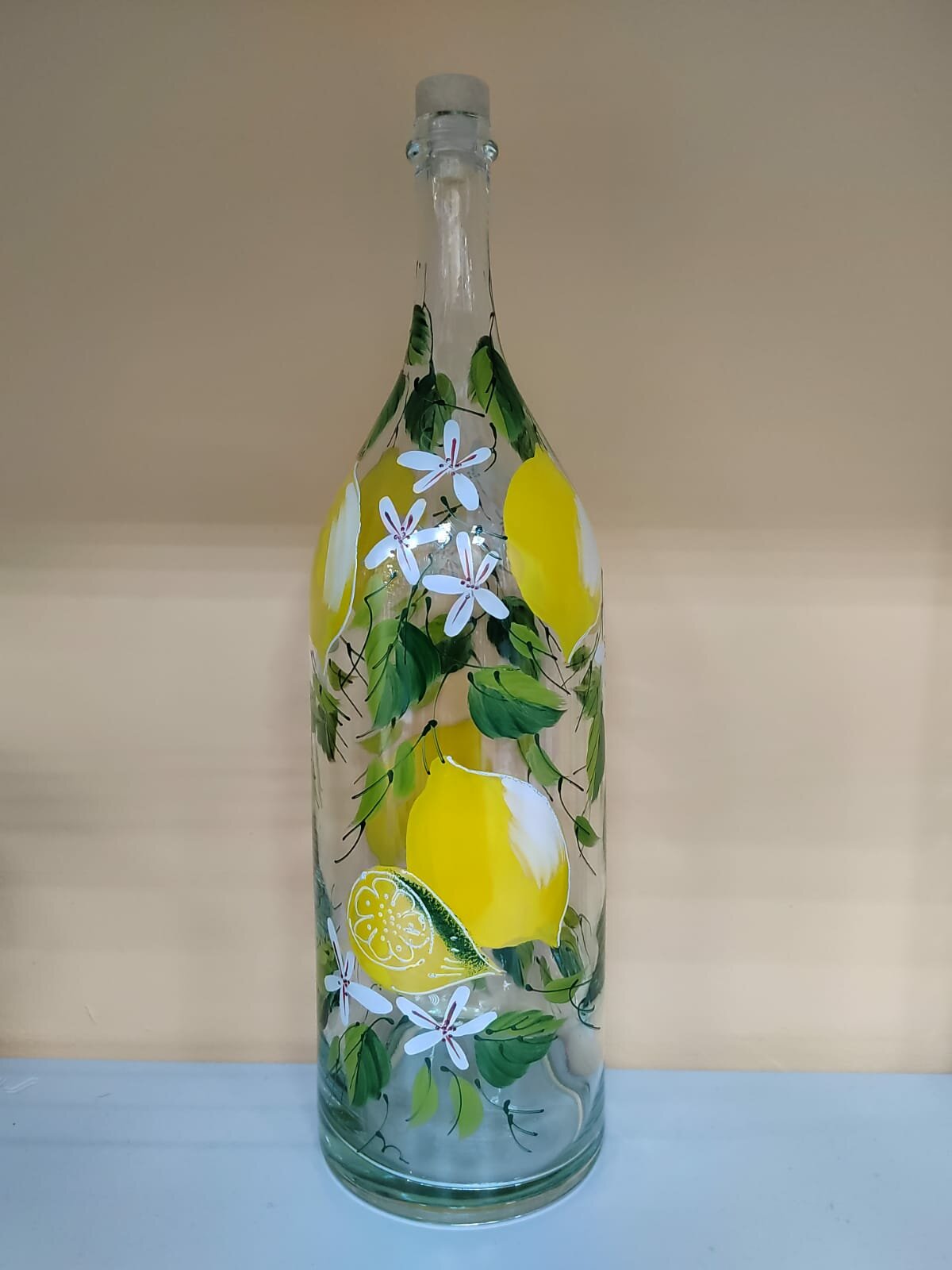 Бутыль Четверть 3 л Лимон (пробка в комплекте)