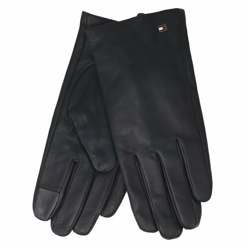 Перчатки TOMMY HILFIGER, размер S/M, синий 2021 brand new motorcycle leather gloves yellow black retro motocycle gloves cowhide leather guantes moto scooter motocross men