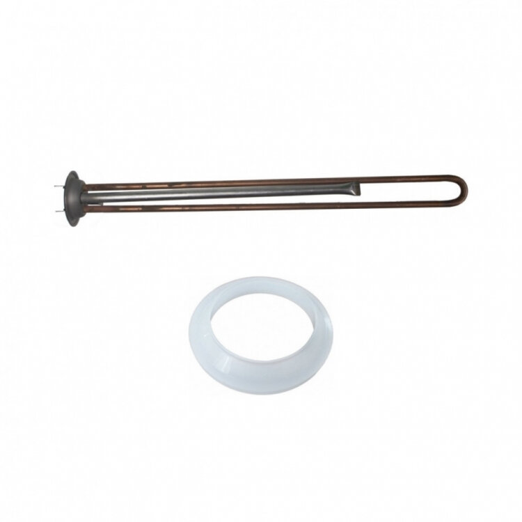 фото Комплект ТЭН RF 2000W, итатэн, медь, D64мм, М6, клеммы под разъем, L350мм, 220V+ прокладка, 30040K1