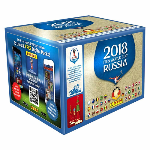 Бокс Panini Чемпионат мира по футболу FIFA 2018 (500 наклеек)