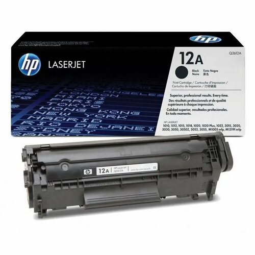 Картридж оригинальный HP 12A (Q2612A) Black для принтера HP LaserJet 3020; LaserJet 3030; LaserJet 3050