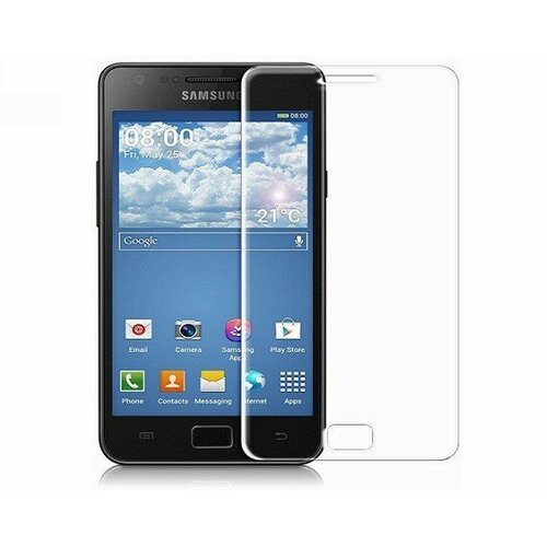Samsung i9100 Galaxy S2 - безрамочное защитное стекло стекло для samsung galaxy s2 i9100 черное