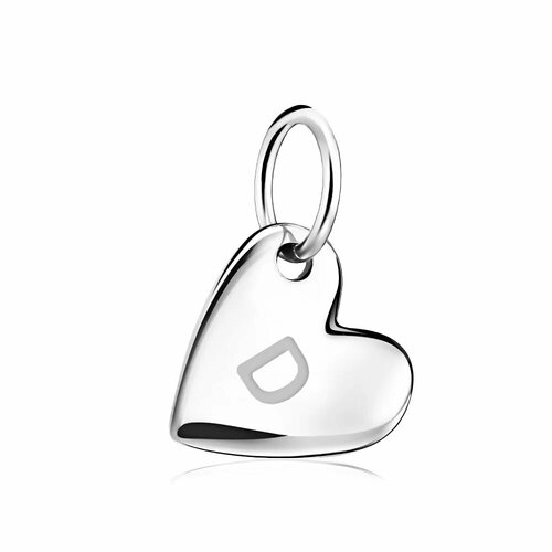 Подвеска LU Jewel, серебро, 925 проба, размер 1.1 см.
