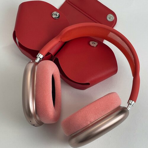 Беспроводные наушники Air Max с Bluetooth красные 3290₽