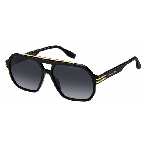 Солнцезащитные очки MARC JACOBS, черный солнцезащитные очки marc jacobs marc 581 s 807 9o 55