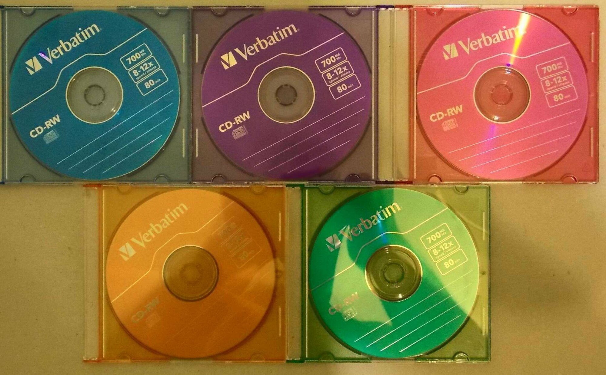 CD-RW набор дисков Verbatim - фото №7