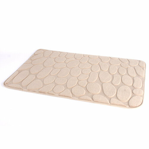 Коврик для ванной OFELIS Камни 50х80 см бежевый 2445₽