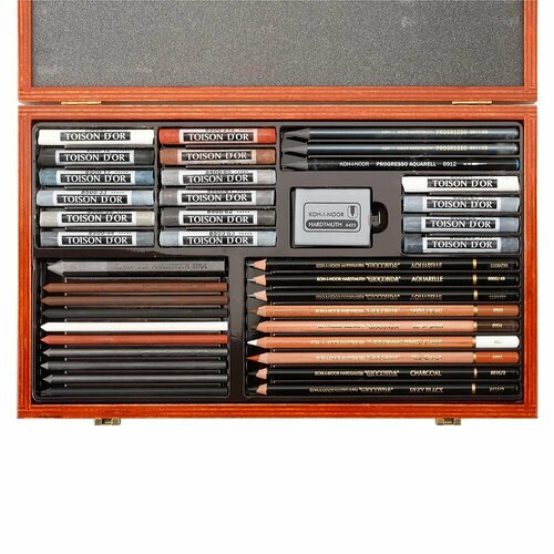 Набор художественный K-I-N GIOCONDA 8895 39 предметов деревпенал 12900₽