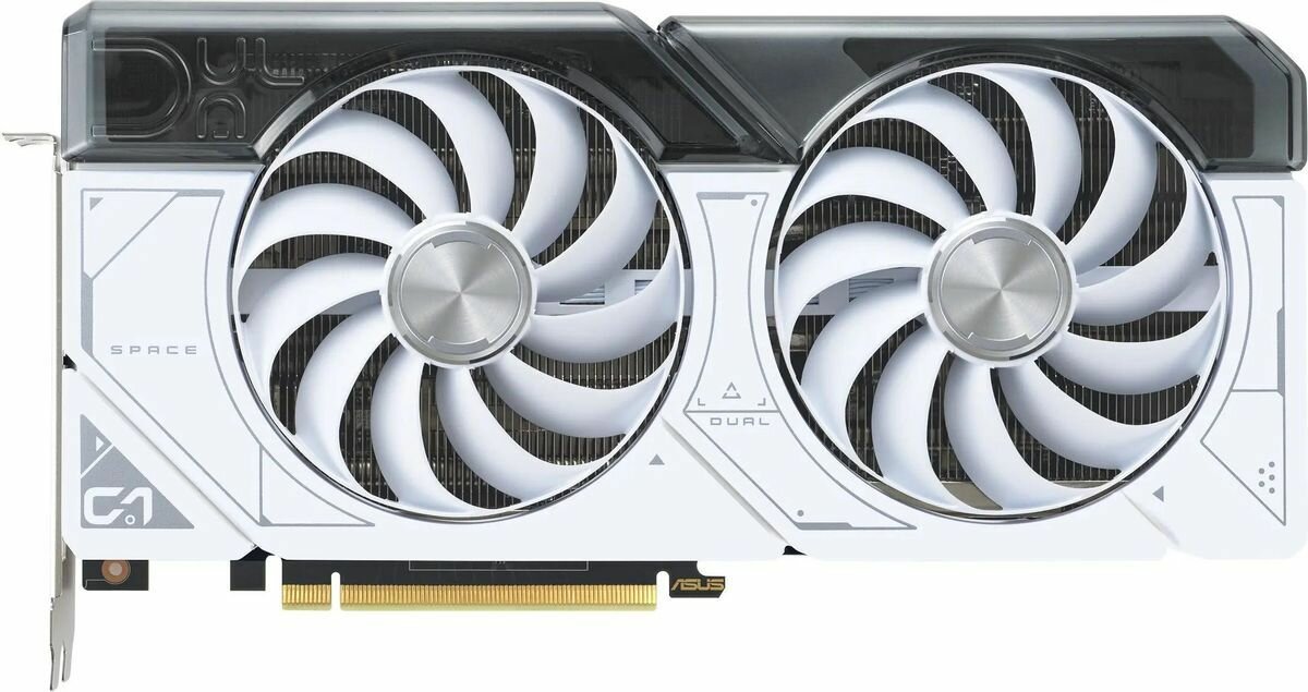 Видеокарта ASUS GeForce RTX 4070 DUAL WHITE OC (12 ГБ, GDDR6X, Ultra HD 8K (7680x4320), PCI-E 4.0), 90YV0IZ4-M0NA00