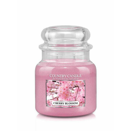 Country Candle/ Свеча средняя Цветущая вишня / Cherry Blossom 453гр. 65-90 часов