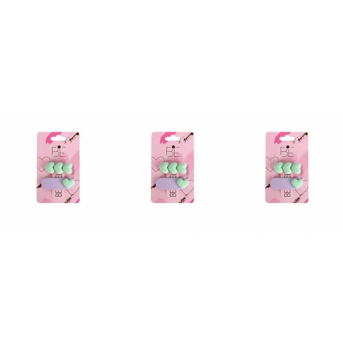 BEAUTELLA Заколка для волос KBH- 63, 2 шт, 3 уп