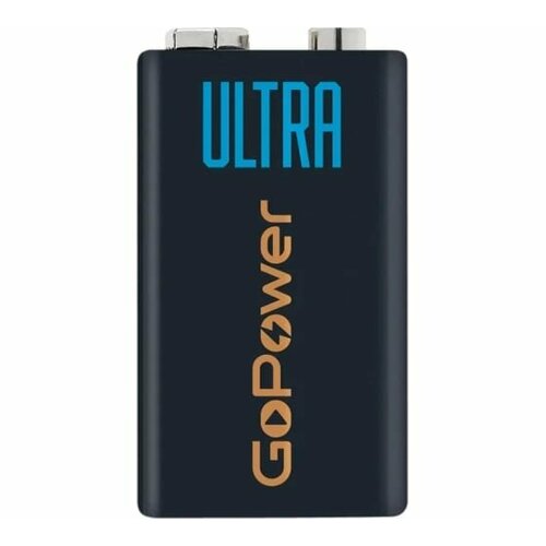 Батарейка GoPower ULTRA Крона 6LR61 (00-00026400)