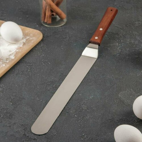 Лопатка-палетка с деревянной ручкой изогнутая 41 см рабочая часть 295 см 328₽