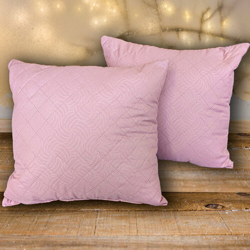 Подушка 40х40см пудра микрофибра пэ 100 комплект из 4 шт 1686₽