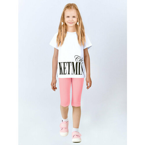 Бриджи KETMIN, размер 140, розовый футболка ketmin exclusive размер 140 красный