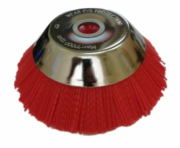 фото Триммерная головка щетка круглая нейлоновая 200/25,4мм