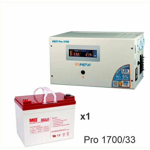 Энергия PRO-1700 + Аккумуляторная батарея MNB MМ33-12