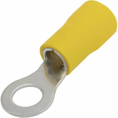 RV55-5 yellow Наконечник кольцевой изолированный RV55-5 48 А 12-10 AWG желтый латунь луженая 990₽