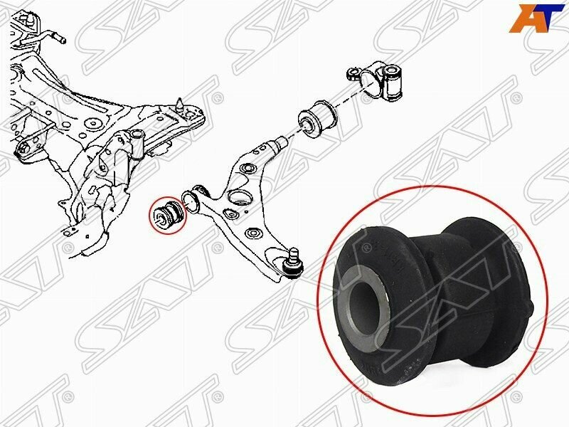 Сайлентблок переднего нижнего рычага передний MAZDA CX-5 11-MAZDA 6 12-/MAZDA 3 13- SAT хонда цивик