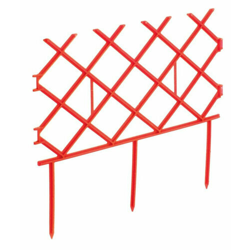 Заборчик декоративный Палисад красный 2,85 м h 19 см 9СЕКЦИЙ хризантема палисад йелоу