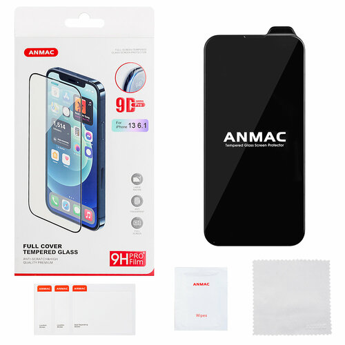 Защитное стекло iPhone 13 9D ANMAC защитное стекло iphone 7 8 9d пленка назад anmac арт 1137331 черное