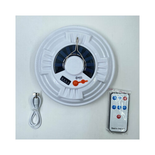 Кемпинговый светодиодный фонарь с Power bank на солнечной батарее.