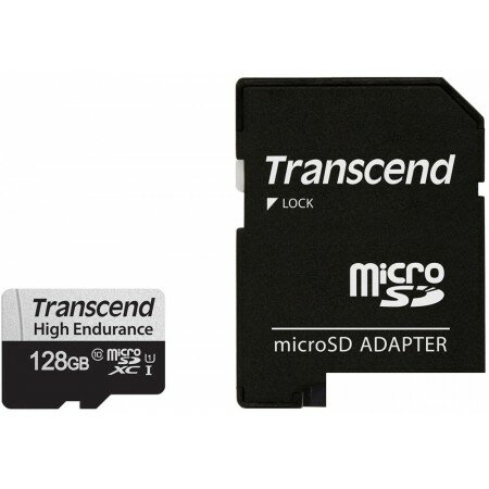 Карта памяти Transcend microSDXC TS128GUSD350V 128GB (с адаптером)