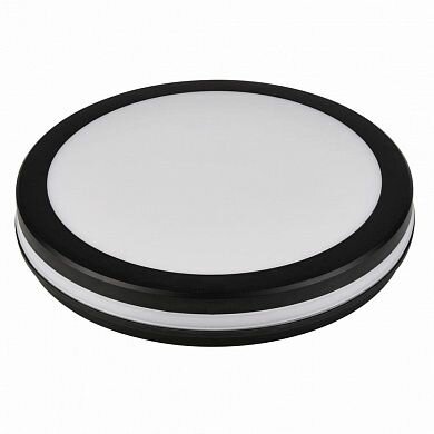 LEEK Свет-к с/д герметичный LE LED RBL 03 30W (круг) черный LE061100-0060