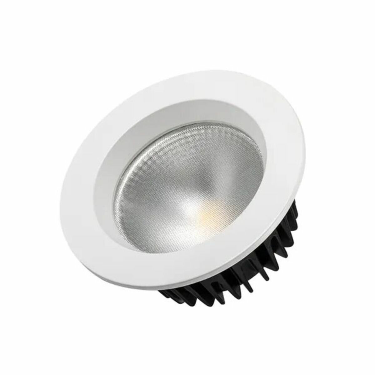 Светильник Arlight LTD-105WH-FROST-9W Warm White 110deg, LED, 9 Вт, 3000, теплый белый, цвет арматуры: черный, цвет плафона: белый