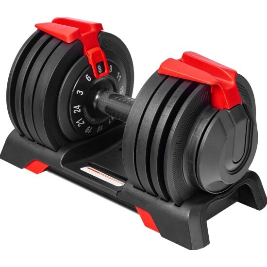 Регулируемая гантель Bradex SF 1043, 24 кг, 12 вариантов веса