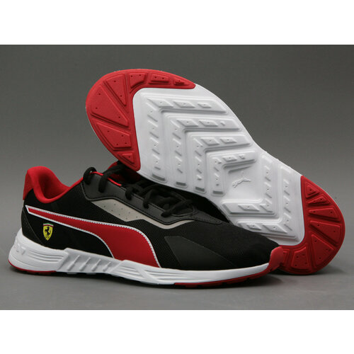 фото Кроссовки puma scuderia ferrari tiburion motorsport, полнота d, размер 12 us, black rosso corsa