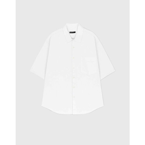 рубашка solutions clean хлопковая белый xl Рубашка Gloria Jeans, размер XL (52-54), белый