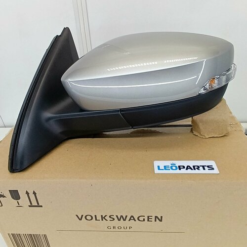 Зеркало Шкода Рапид Фольксваген Поло оригинал VAG Левое зеркало VolksWagen WV Polo Водительское боковое Skoda Rapid 19500₽