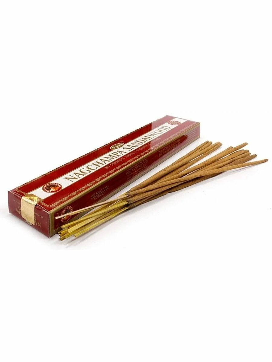 Благовоние Сандаловое дерево (Sandal wood incense sticks) Ppure | Пипьюр 15г - фото №1
